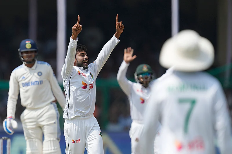 India vs Bangladesh Cricket 2nd test day 5 - Mehidy Hasan Miraz