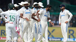 AP : Bangladesh were unable to cope with the Indian bowling on the fifth and final day of the 2nd Test match.