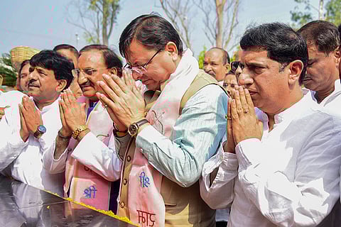 Dhami pays tribute to Uttarakhand state movement martyrs