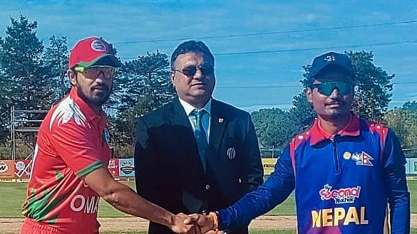 X | Nepal Cricket  : Nepal Vs Oman Toss.
