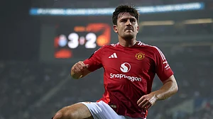 Manchester United goalscorer Harry Maguire