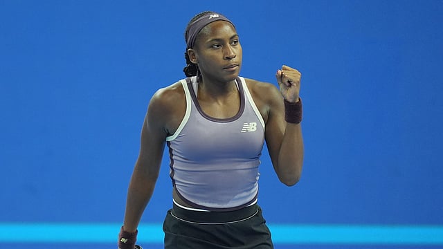 Coco Gauff Rallies Back Against Yuliia Starodubtseva To Reach China Open Semi-Final