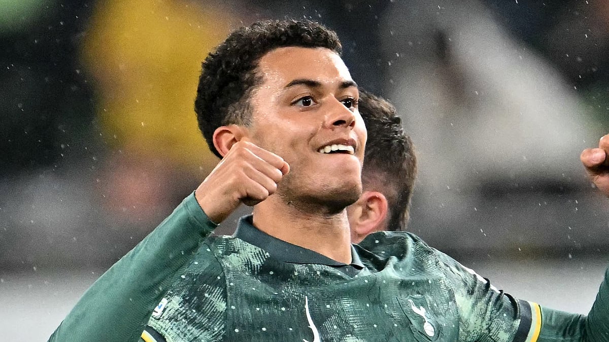 Tottenham goalscorer Brennan Johnson