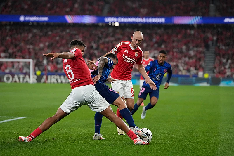 UEFA Champions League 2024-25, SL Benfica vs Atletico Madrid photo gallery_Angel Correa