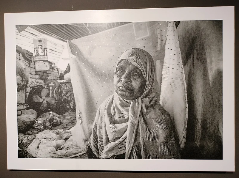 Picture from Fatima Juneds photo exhibition Taaron Ke Darmeyan