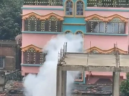 ARJUN SINGH RESIDENCE BJP BENGAL TMC