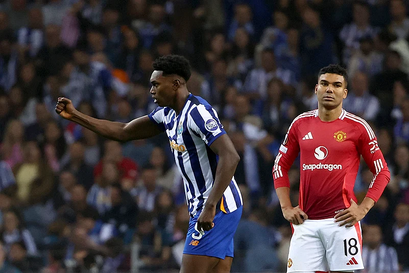 2024-25 UEFA Europa League Soccer Porto vs Man United Photo gallery_Casemiro