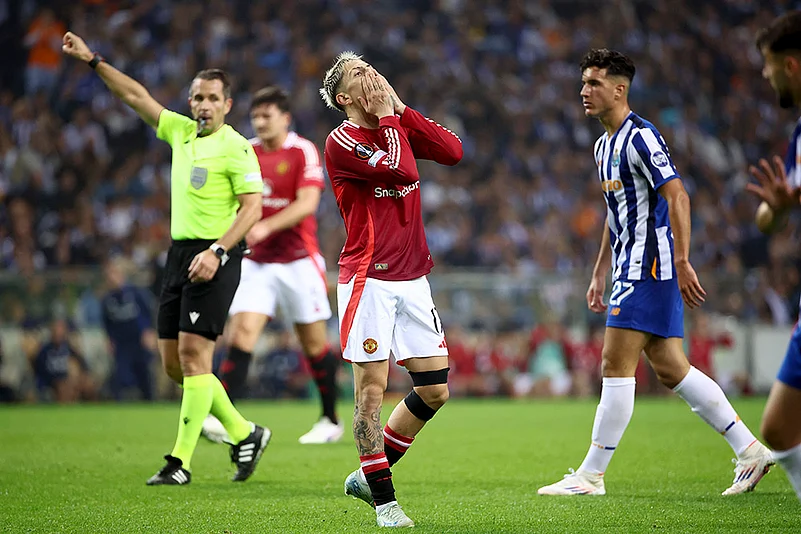 2024-25 UEFA Europa League Soccer Porto vs Man United Photo gallery_Alejandro Garnacho