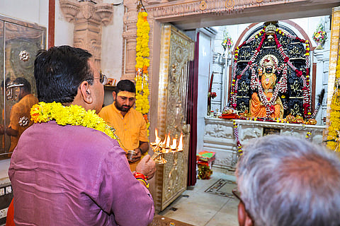 Rajasthan CM at Tripura Sundari Temple