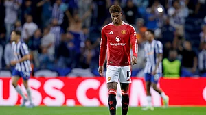 Marcus Rashford was substituted despite a positive display at Porto