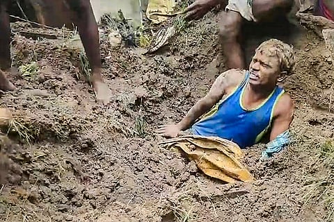 House collapase in Koppal