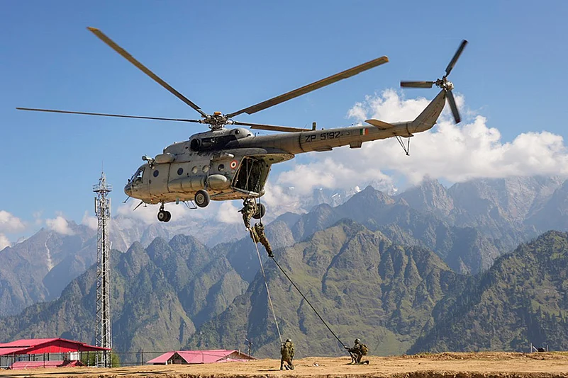 India-Kazakhstan Joint military exercise at Auli in Chamoli district