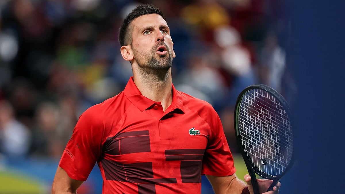 Novak Djokovic was made to work hard against Michelsen