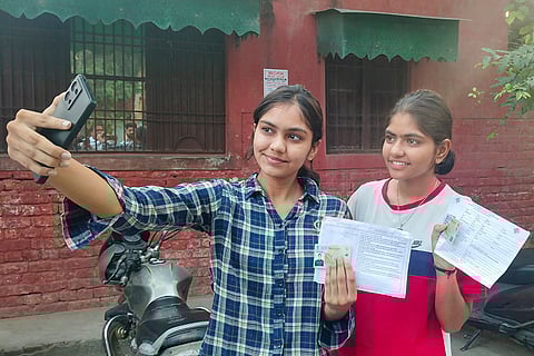Haryana Assembly elections: First time voters take a selfie in Kaithal
