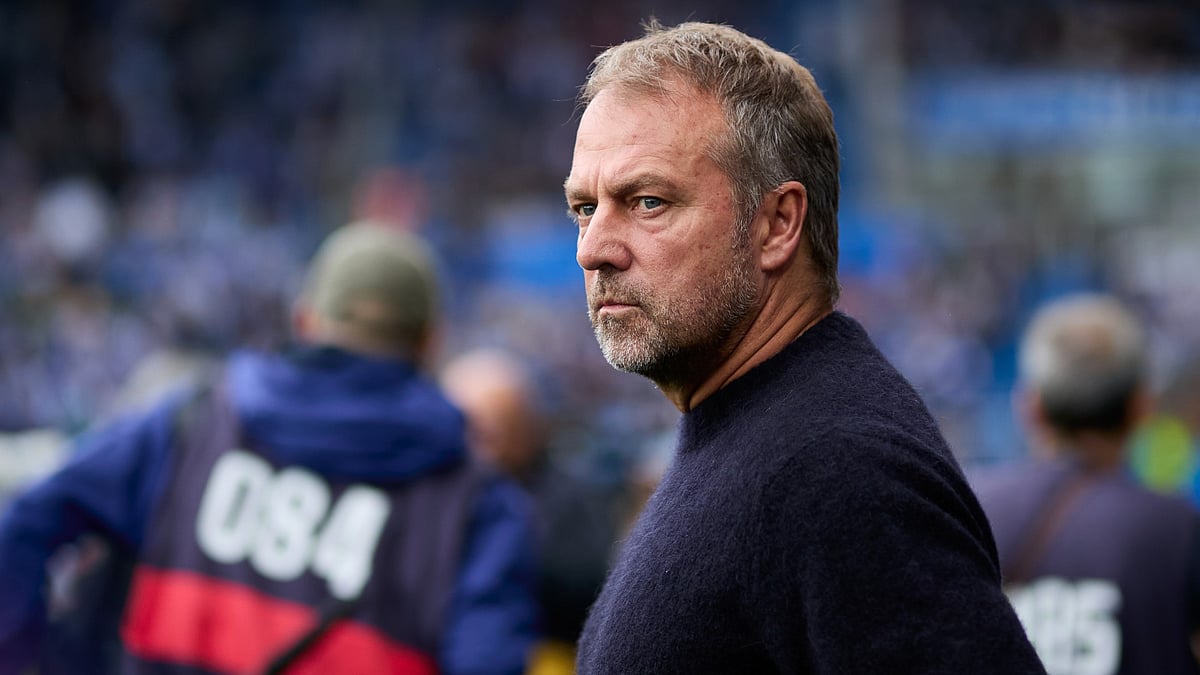 Barcelona head coach Hansi Flick