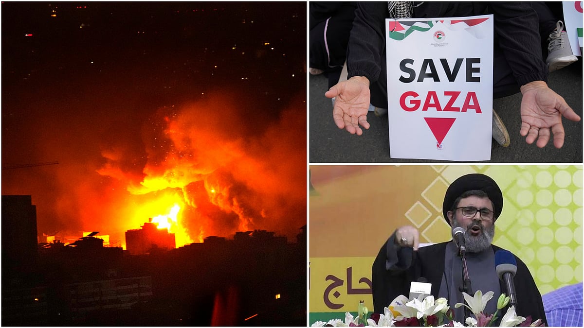 Hezbollah Heir 'Untraceable' After Israeli Strikes In Beirut; Gaza Mosque Bombed - | Photo: AP