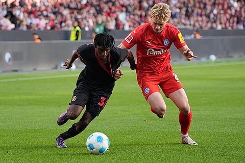 Leverkusen's Jeremie Frimpong