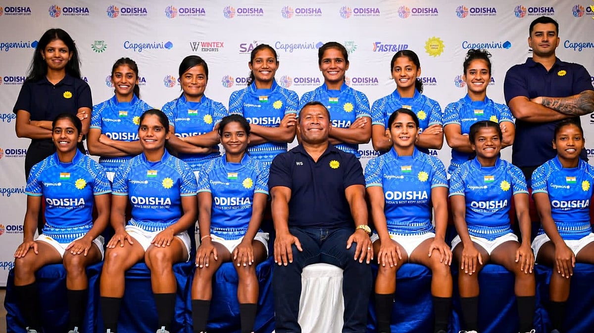 X/ @Media_SAI : Indian Women's Rugby team finished as runners-up after a narrow 5-7 loss to the Philippines in a closely contested final.