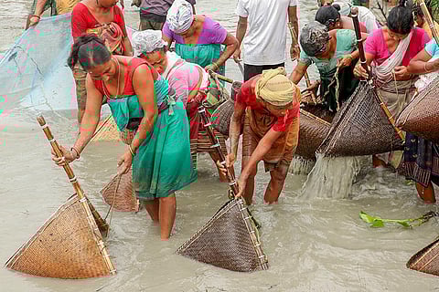 Traditional fishing festival in Assam's Baksa