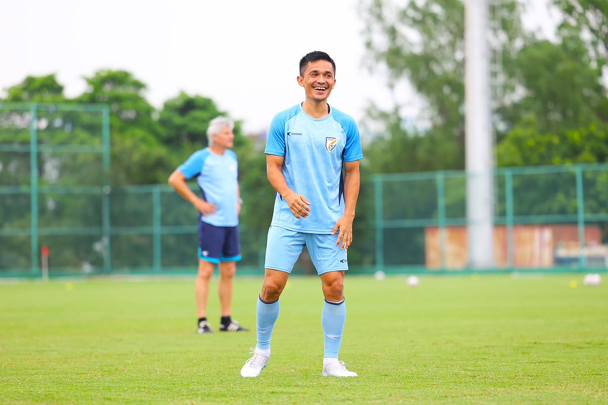 Sunil Chhetri. - X/@IndianFootball