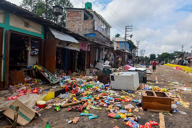 Clashes in Tripura