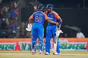 Photo: AP/Manish Swarup : IND vs BAN: 1st T20I match
