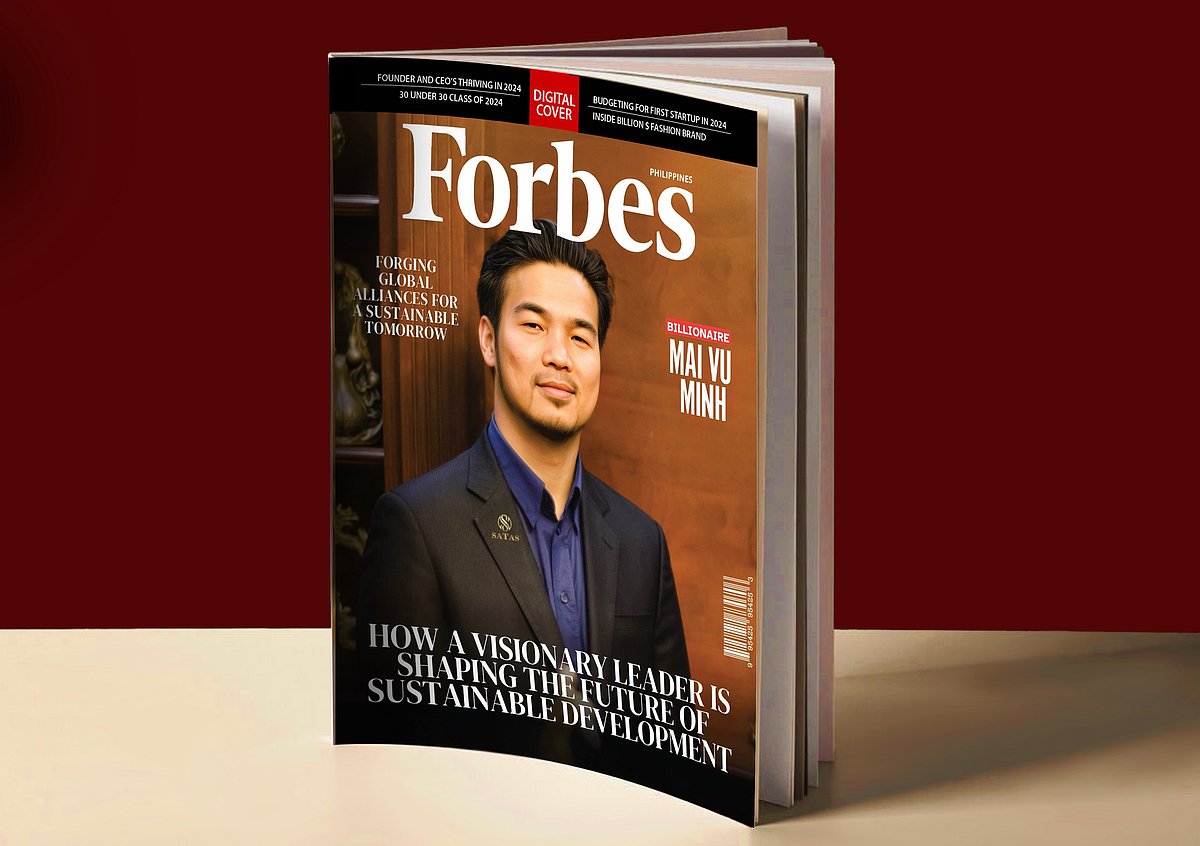 Billionaire Mai Vu Minh featured on Forbes Cover