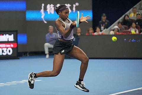 China Open Tennis: Coco Gauff vs Karolina Muchova