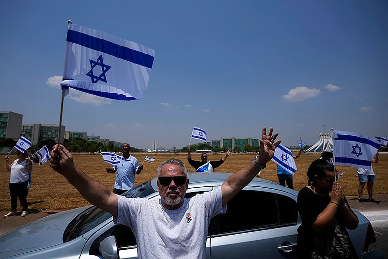 Mideast War Anniversary Global Reax: one-year anniversary of the Israel war in the Gaza Strip_7