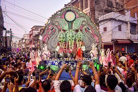 Dussehra procession in Prayagraj