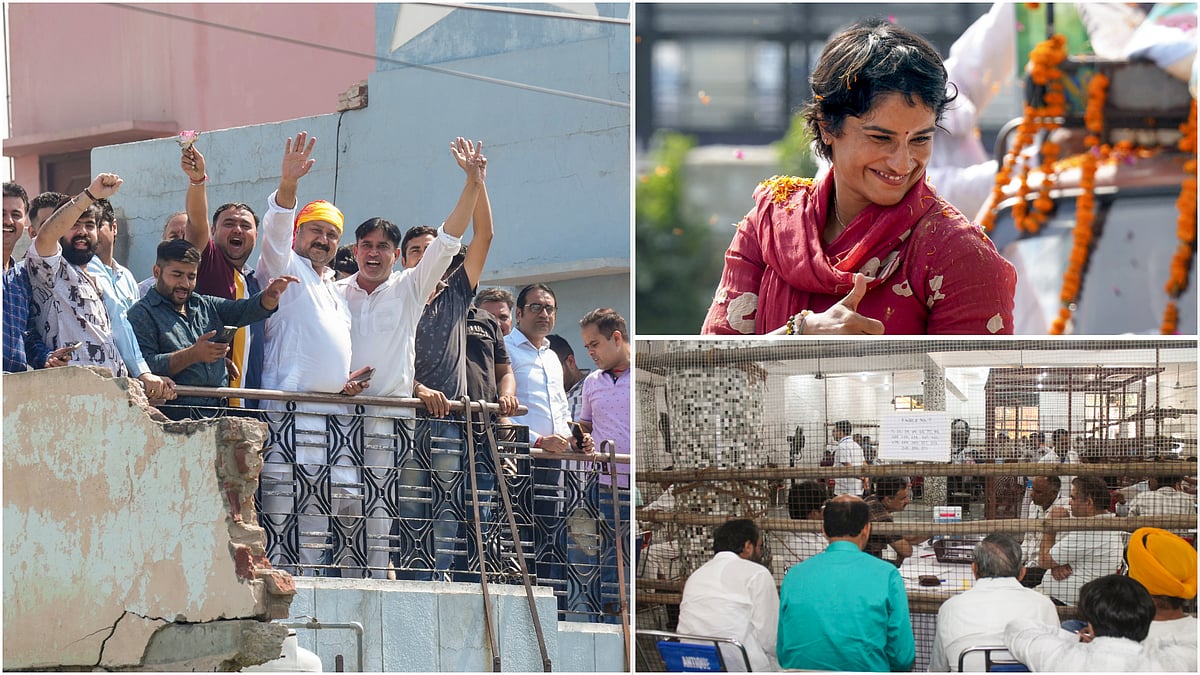 BJP Eyes Hattrick Govt With Majority Of Seats; Congress Bags 28 Seats - | Photo: PTI