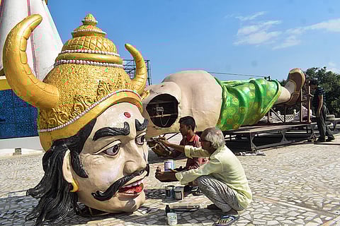 Preparations for Dussehra