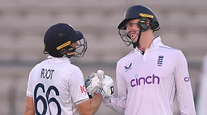 England batters Joe Root and Zak Crawley