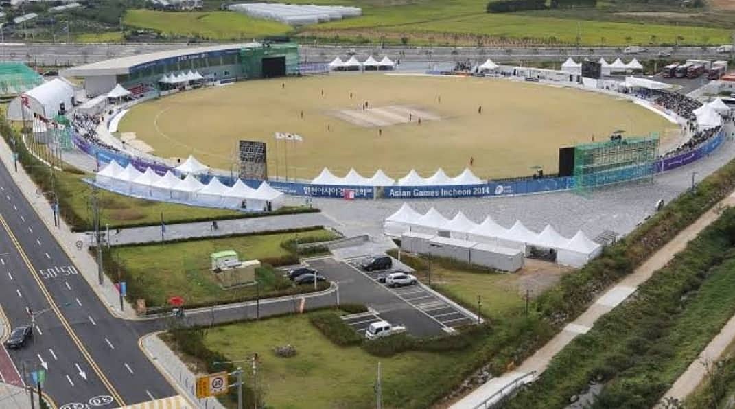 Instagram/KoreaCricket : Yeonhui Cricket Ground in Incheon.