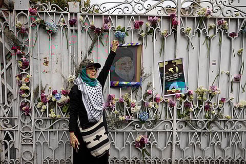 Mideast War Anniversary: Pro-Palestinian rally in Bogota, Colombia