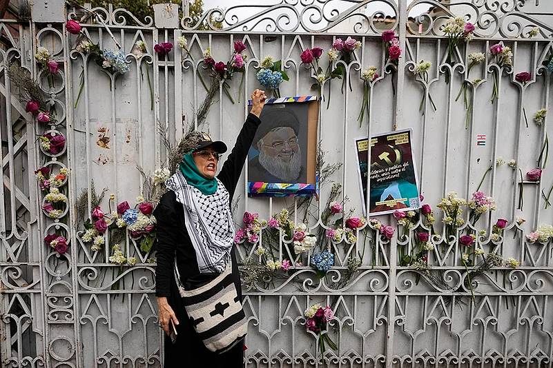 Mideast War Anniversary Global Reax: one-year anniversary of the Israel war in the Gaza Strip_11