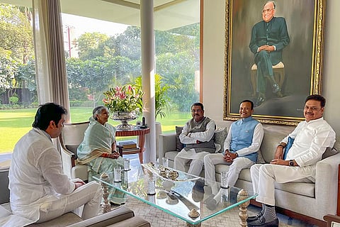 Savitri Jindal extend support to BJP in Haryana