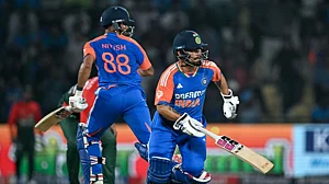 Nitish Kumar Reddy and Rinku Singh helped India to a 83-run win against Bangladesh.