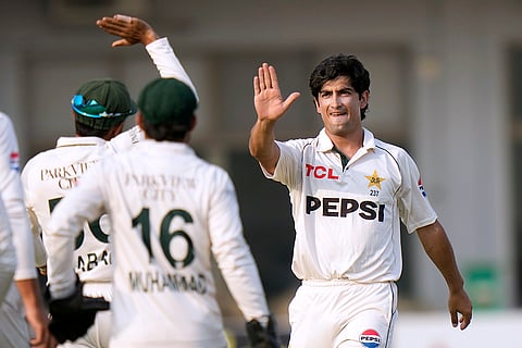 PAK Vs ENG, 1st Test Day 2: Naseem Shah celebrates Ollie Pope's wicket