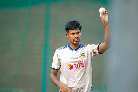 India vs Bangladesh: Bangladesh's Mustafizur Rahman during a practice session