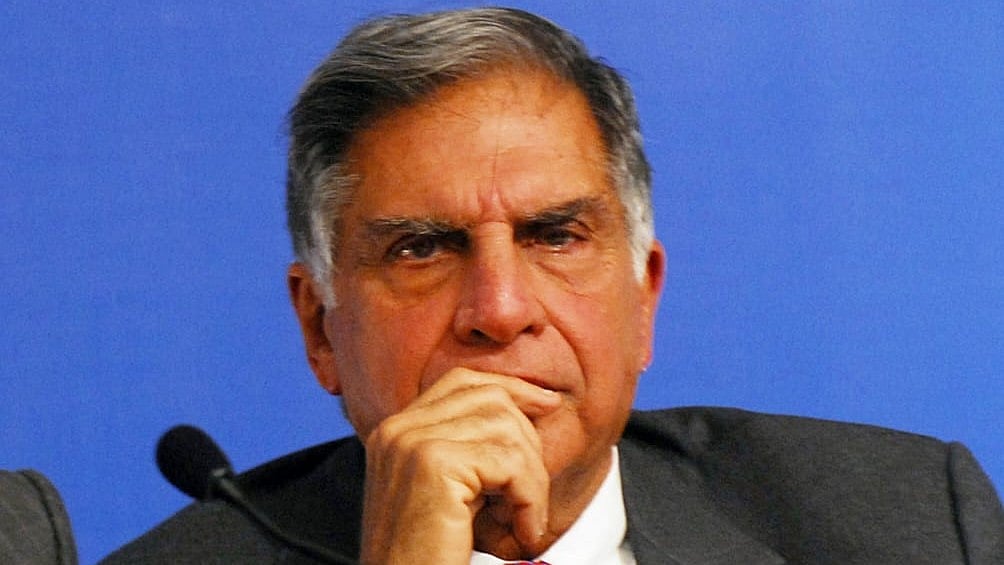 Parab/OUTLOOK : March 23, 2009: Mumbai: Chairman of Tata Group, Ratan Tata, poses at the launch of Nano in Mumbai on Monday