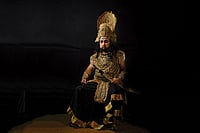Why People Cry When Raavan Dies  Photo: Vikram Sharma : Pankaj Handa in the Raavan costume