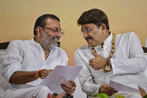 Nishikant Dubey, Manoj Tiwari