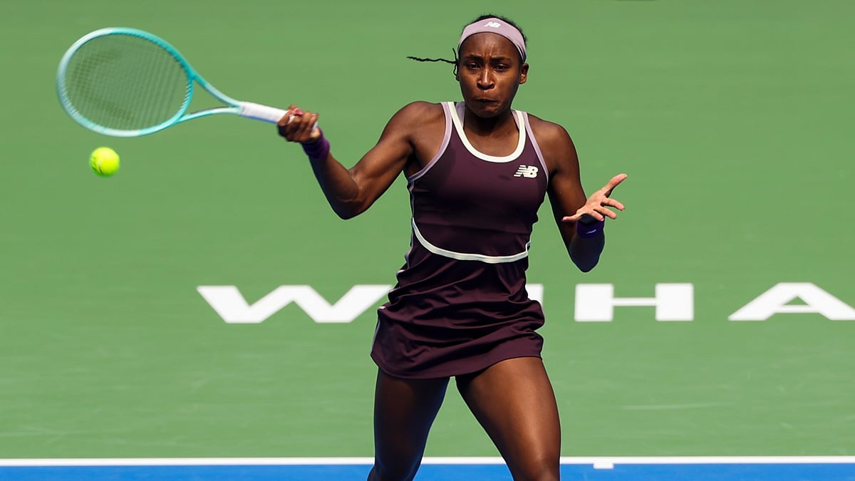 Coco Gauff breezed into the next round in Wuhan