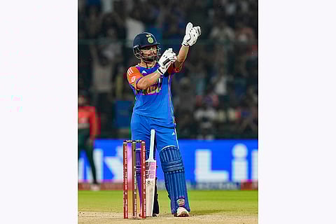 India vs Bangladesh: Rinku Singh celebrates his half century