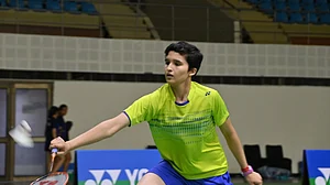 File : Indian shuttler Unnati Hooda.