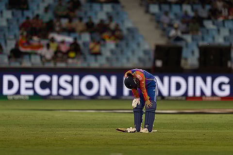 Women's T20 WC: Smriti Mandhana reacts after she was runout by Sri Lanka's captain Chamari Athapaththu