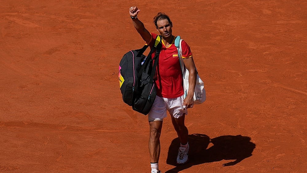 | Photo: AP/Manu Fernandez : Rafael Nadal leaves the court after losing to Serbia's Novak Djokovic at the Paris Olympics.
