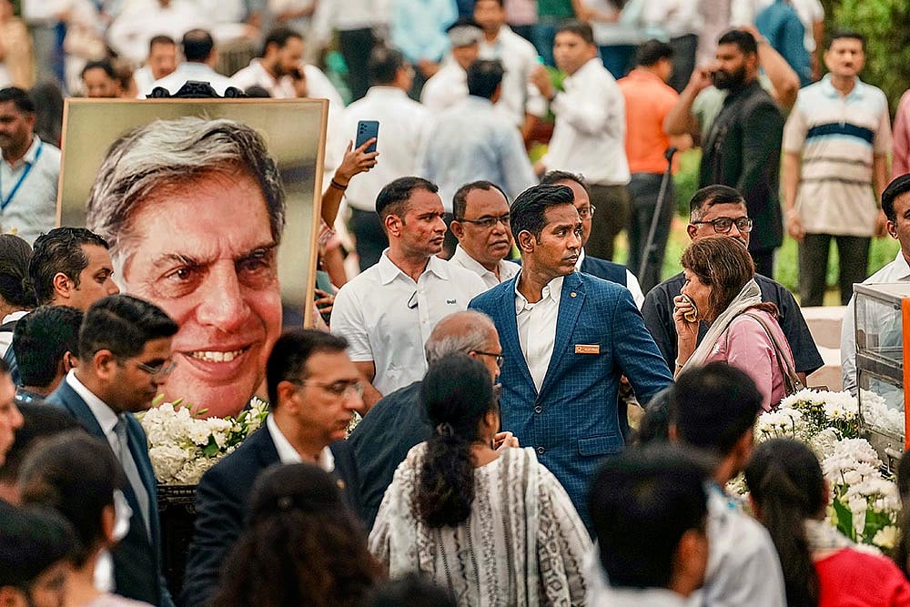 Photo: PTI/Kunal Patil : Ratan Tata passes away