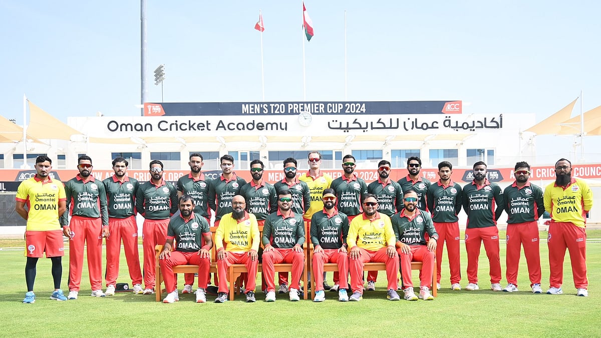 X/TheOmanCricket : The Oman A cricket team.